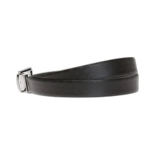 Emporio Armani Logo Embossed Buckle-Fastened Belt