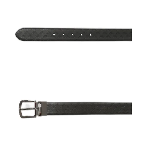Emporio Armani Logo Embossed Buckle-Fastened Belt