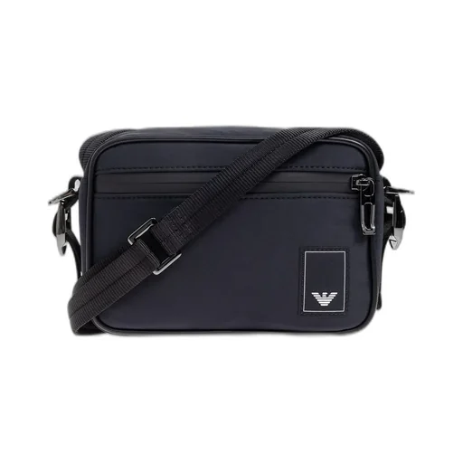Emporio Armani Logo Patch Messenger Bag