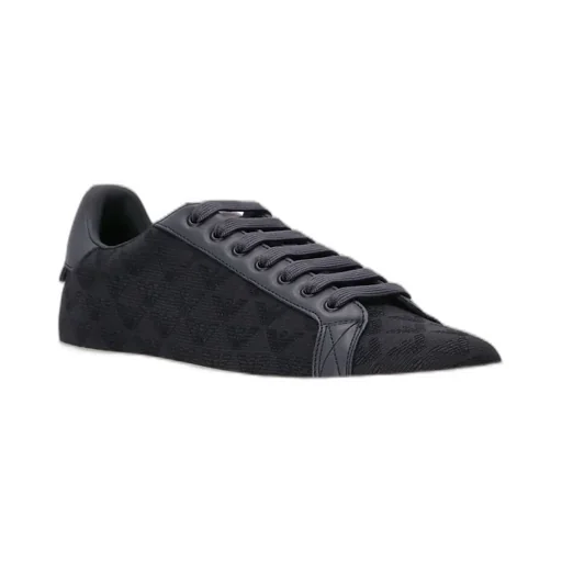 Emporio Armani Eagle-Logo Low-Top Sneakers