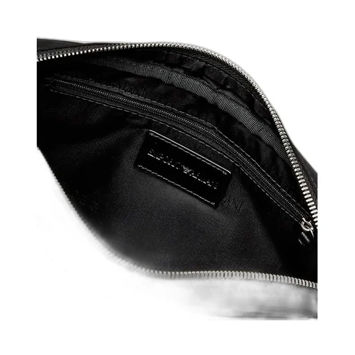 Emporio Armani Logo Patch Zip-Up Shoulder Bag