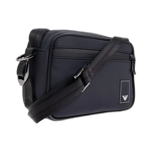 Emporio Armani Logo Patch Messenger Bag