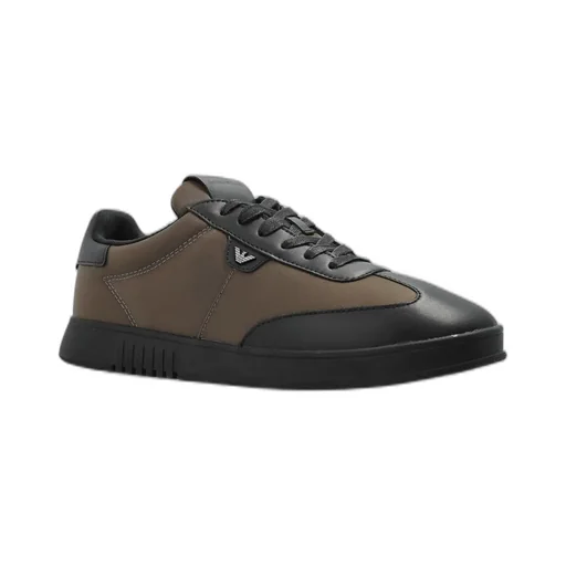 Emporio Armani Logo Printed Low-Top Sneakers