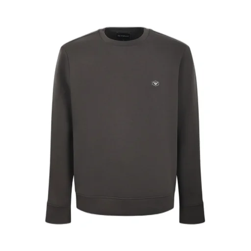 Emporio Armani Logo Patch Crewneck Sweatshirt