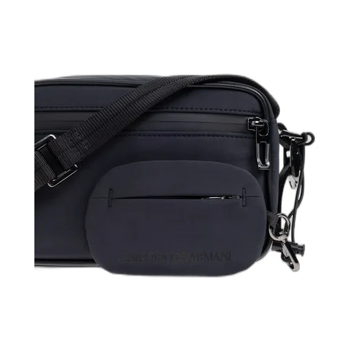 Emporio Armani Logo Patch Messenger Bag