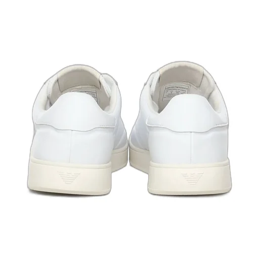 Emporio Armani Round Toe Lace-Up Sneakers