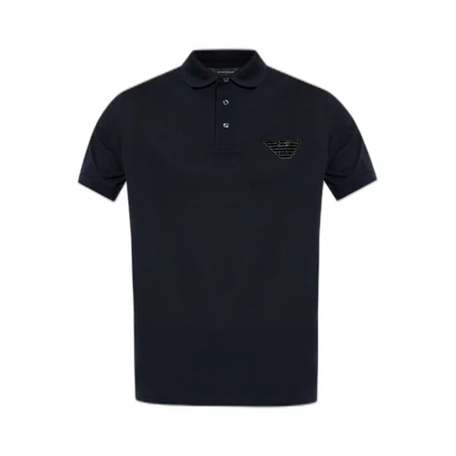 Emporio Armani Logo Detailed Short-Sleeved Polo Shirt