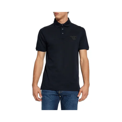 Emporio Armani Logo Detailed Short-Sleeved Polo Shirt
