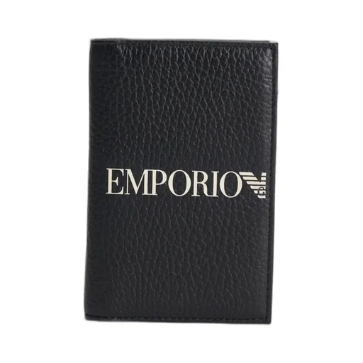 Emporio Armani Logo Printed Bi-Fold Wallet