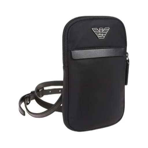 Emporio Armani Logo Patch Zipped Wallet