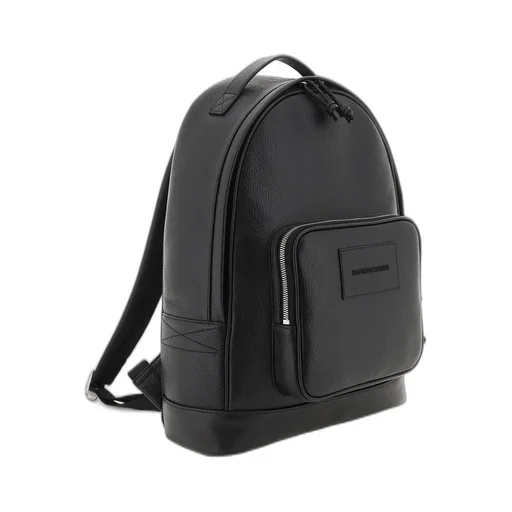 Emporio Armani Logo-Patch Zipped Backpack