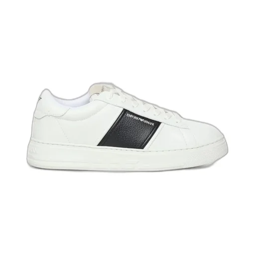 Emporio Armani Panelled Lace-Up Sneakers