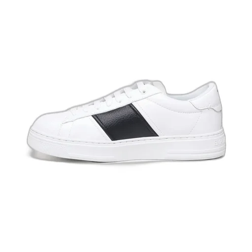 Emporio Armani Logo Printed Lace-Up Sneakers