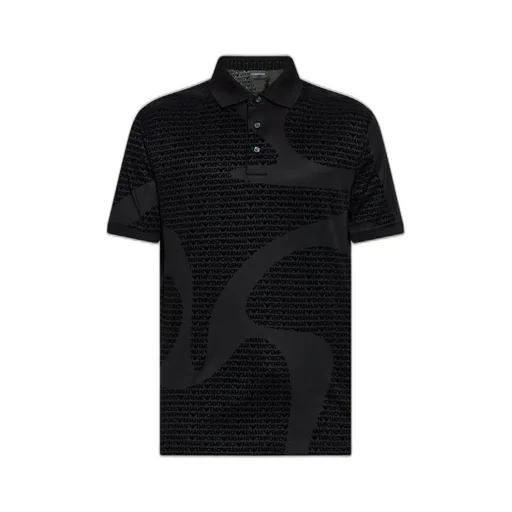 Emporio Armani Monogram Polo Shirt