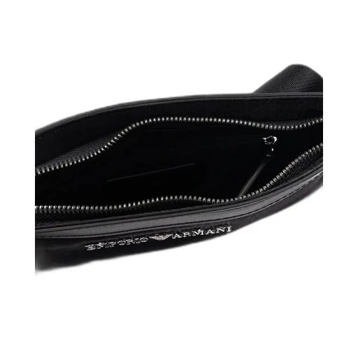 Emporio Armani Logo Plaque Zip-Up Crossbody Bag