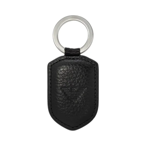 Emporio Armani Logo Lettering Bi-Fold Wallet And Keyring Set