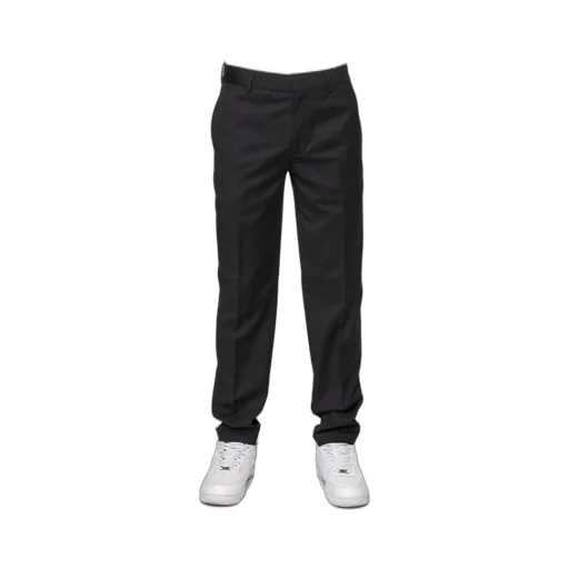 Emporio Armani Logo Plaque Pleated Trousers