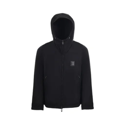 Emporio Armani Hooded Zip-Up Jacket