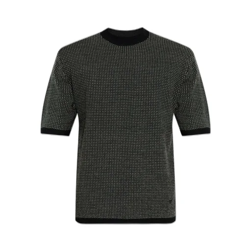 Emporio Armani Short-Sleeved Knitted Jumper