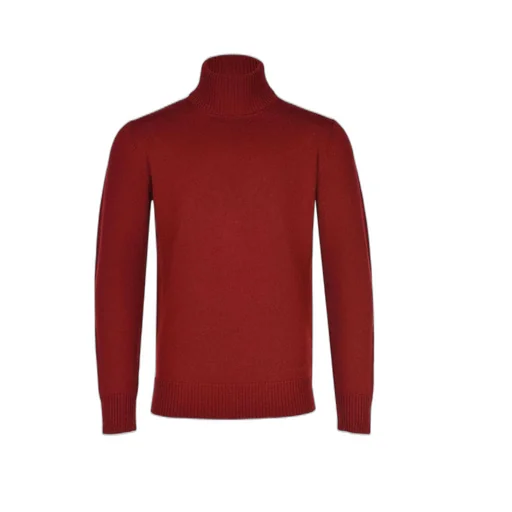 Emporio Armani Ribbed High Neck Knitwear