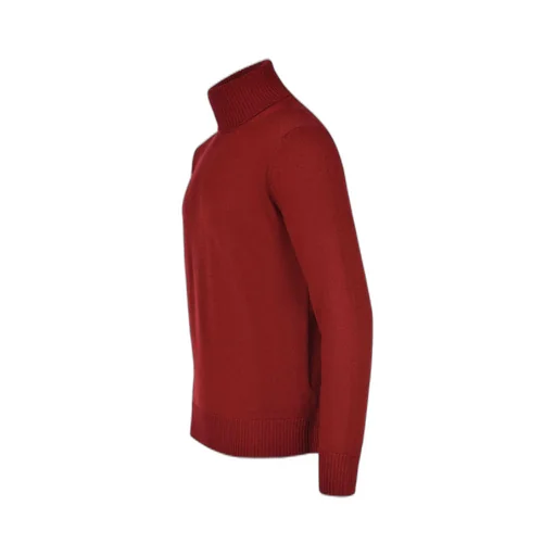 Emporio Armani Ribbed High Neck Knitwear
