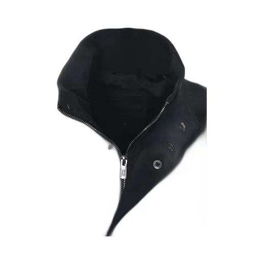 Emporio Armani High-Neck Zipped Mid-Length Coat