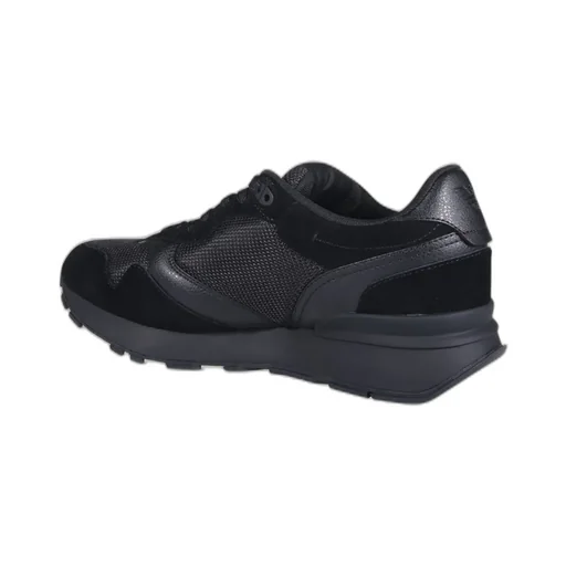 Emporio Armani Logo Embroidered Mesh Panelled Sneakers