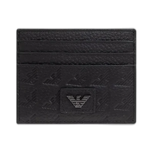 Emporio Armani Logo Plaque Card Holder