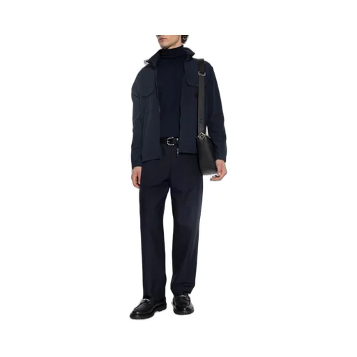 Emporio Armani Logo-Patch Zipped Jacket