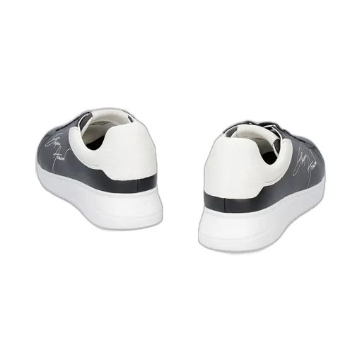 Emporio Armani Signature Logo-Printed Low-Top Sneakers
