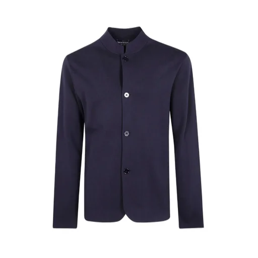 Emporio Armani Button-Up Straight Hem Cardigan