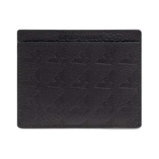 Emporio Armani Logo Plaque Card Holder