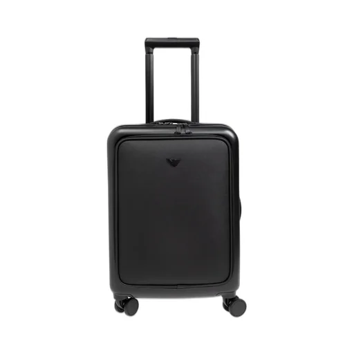 Emporio Armani Logo-Plaque Zipped Suitcase