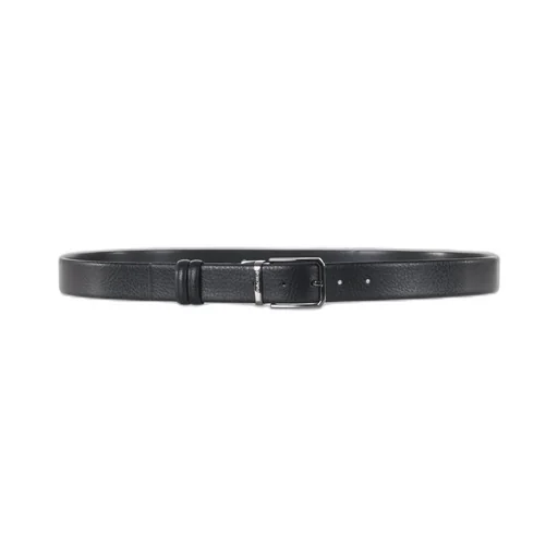 Emporio Armani Logo Engraved Buckle Belt
