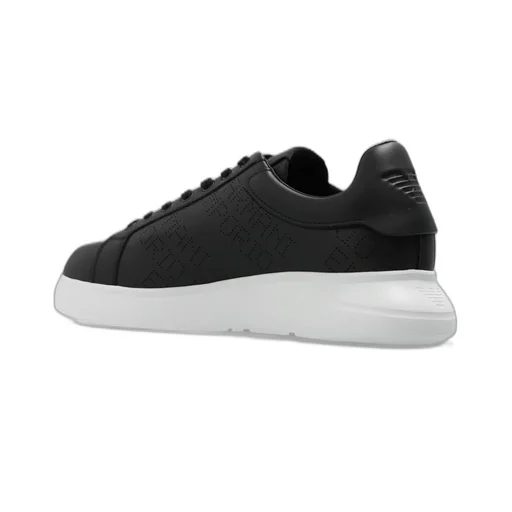 Emporio Armani Logo Perforated Low-Top Sneakers