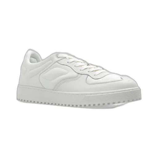 Emporio Armani Quilted Lace-Up Sneakers