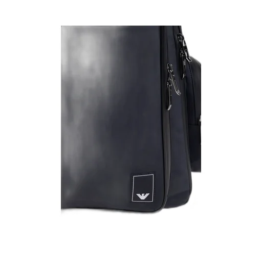 Emporio Armani Logo-Patch Zipped Backpack