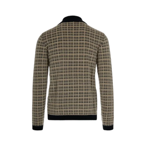 Emporio Armani All-Over Patterned Long-Sleeved Jumper