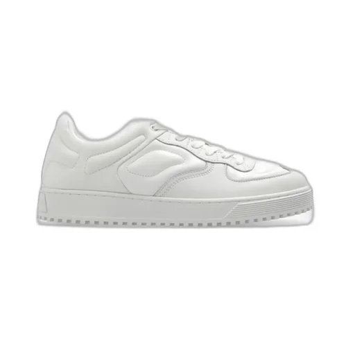 Emporio Armani Quilted Lace-Up Sneakers