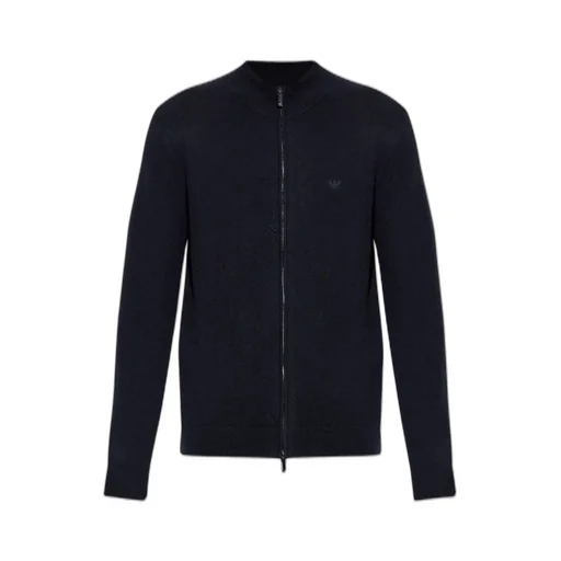 Emporio Armani Zip-Up Knitted Cardigan
