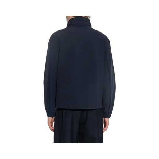 Emporio Armani Logo-Patch Zipped Jacket
