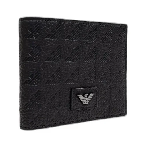 Emporio Armani Logo Plaque Bifold Wallet