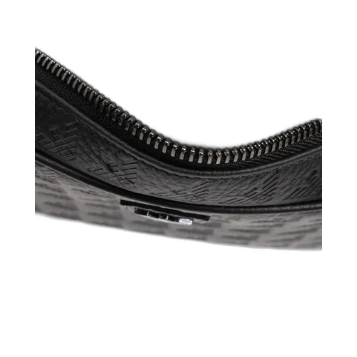 Emporio Armani Logo Plaque Zip-Up Clutch Bag