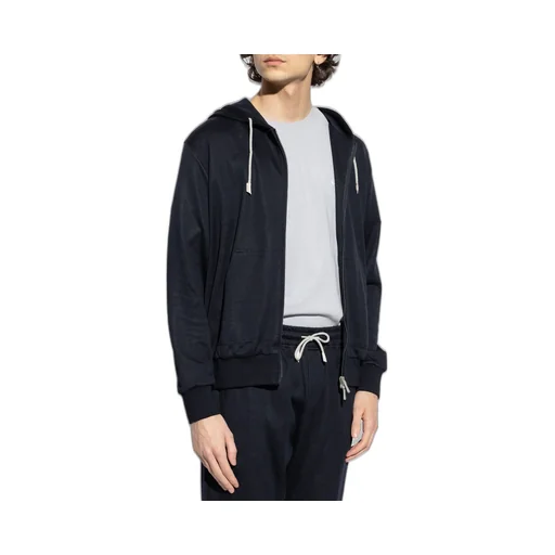 Eleventy Classic Zip-Up Hoodie Sweater