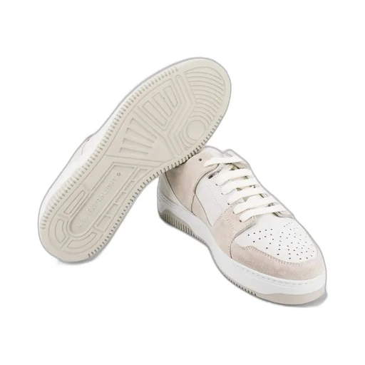 Eleventy Logo Patch Low Up Sneakers