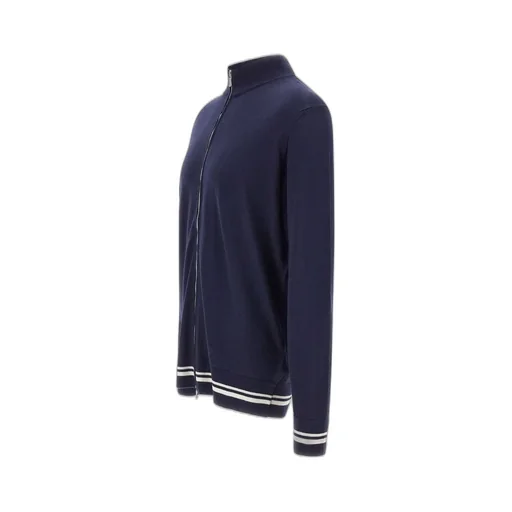 Eleventy Two-Way Zip Knitwear