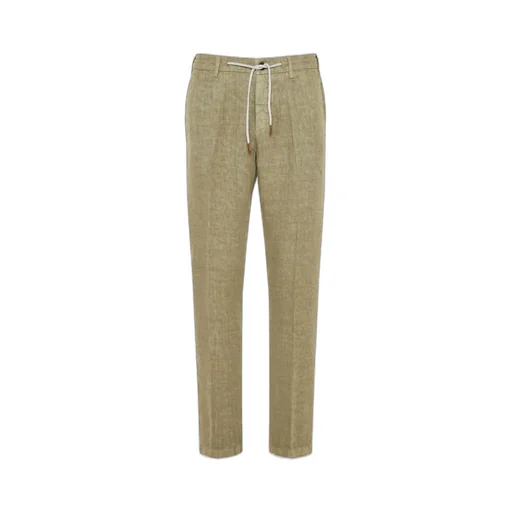 Eleventy Drawstring Tapered Trousers