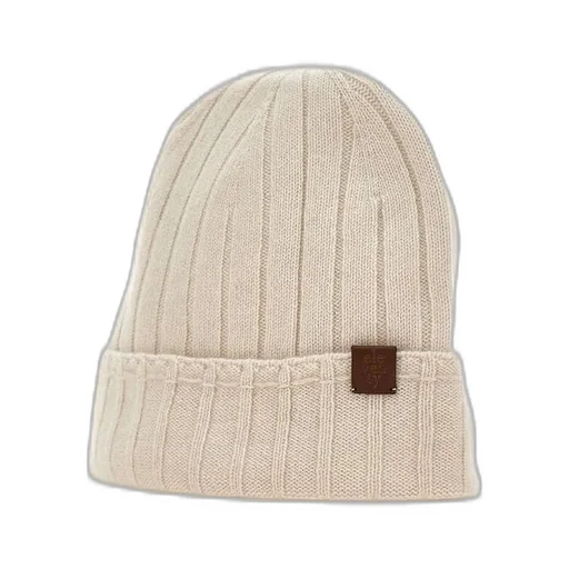 Eleventy Ribbed Cashmere Beanie