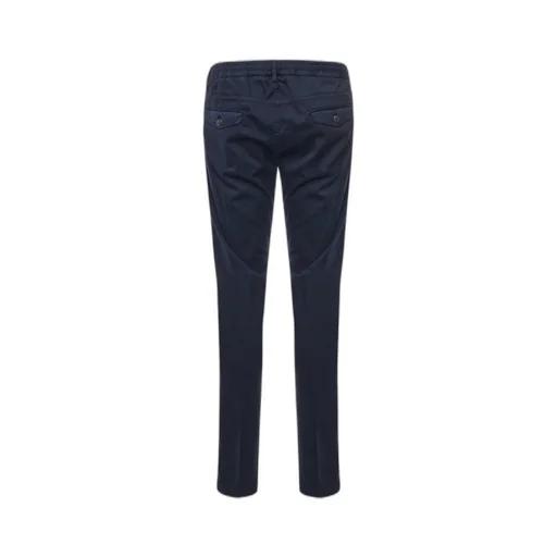 Eleventy Drawstring Straight-Leg Trousers