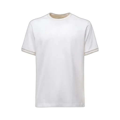 Eleventy Contrast Trim T-Shirt